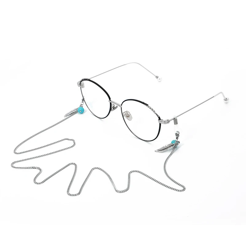 Солнцезащитные очки солнцезащитные с цепочкой для женщин золотистые