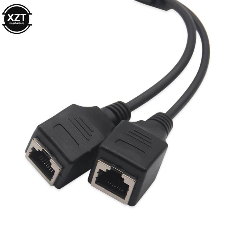 Сетевой Разветвитель RJ45 с 1 штекером на 2 разъемами типа мама | Компьютеры и офис