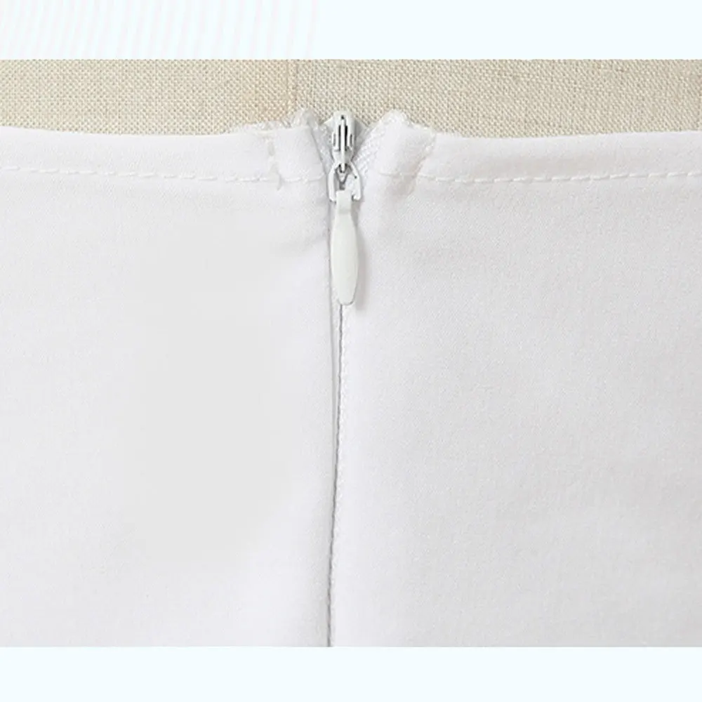 Женский костюм для косплея Гнев богов белое летнее платье без рукавов |