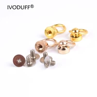 belt stud screw back rivetbrass screw button back with different color