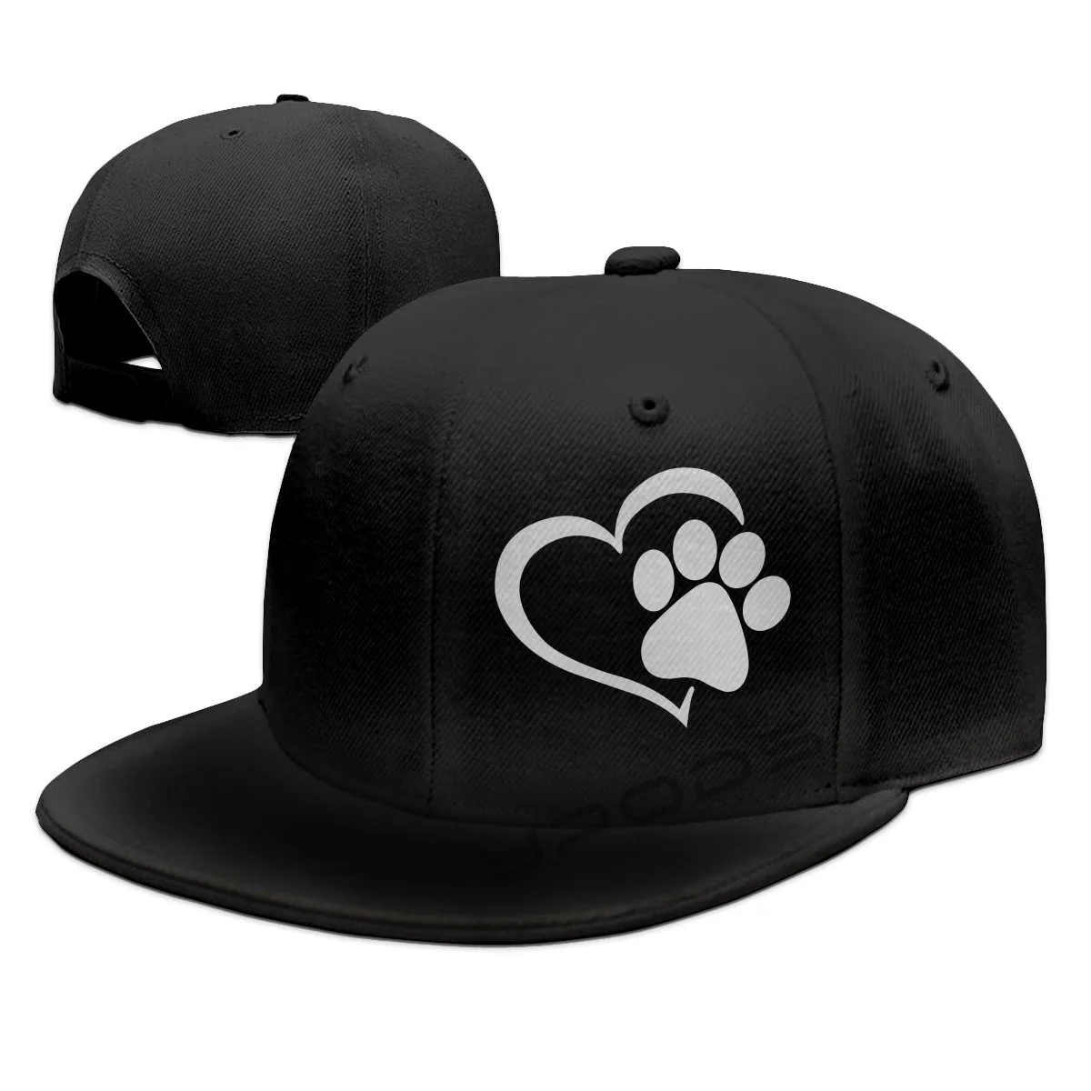 

Новые спортивные шапки с принтом «Love Paw», модная бейсболка, регулируемая шапка в стиле хип-хоп для мужчин и женщин, кепки-Снэпбэк
