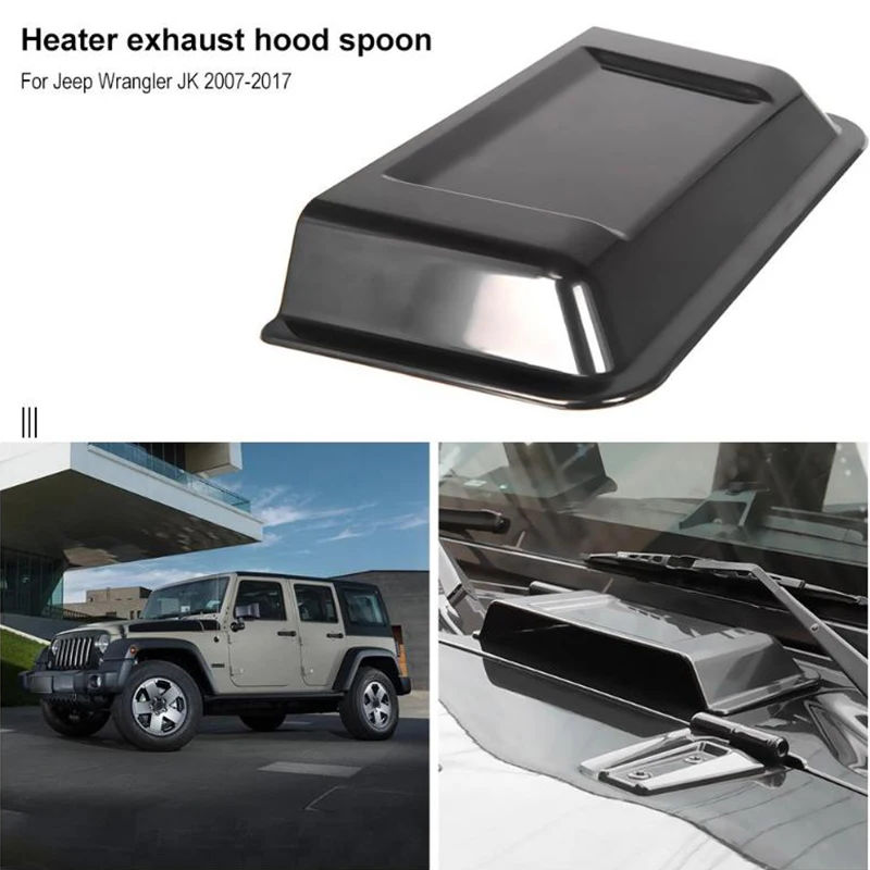 Engine Heater Air Intake Cowl Hood Scoop Cap for Jeep Wrangler Tj Jk 98-18 2007-2017 Auto Accessories | Автомобили и мотоциклы