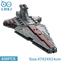 star space series venator republic attack cruiser model bricks moc building blocks diy educational toy xmas gift for kids 830pcs