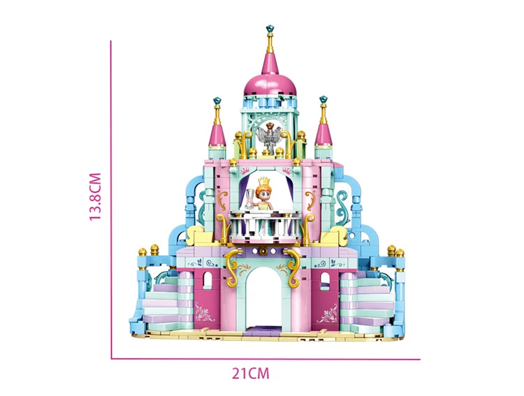 Сказочная история сцена Принцесса замок MOC строительные блоки фигурки сборка