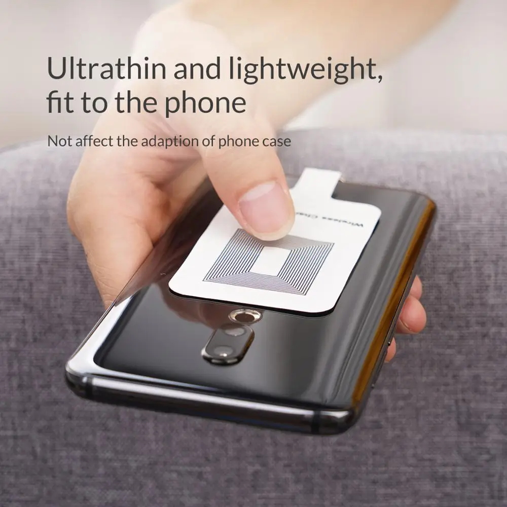 Беспроводной зарядный приемник ORICO QI для iPhone беспроводной телефона Micro USB Type c|charging