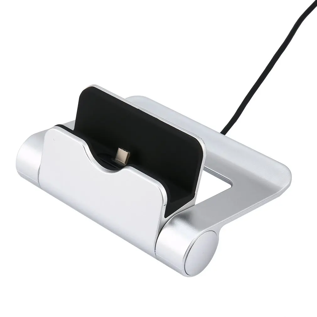 WQ26 USB кабель Зарядное устройство Док станция для type c зарядное настольная