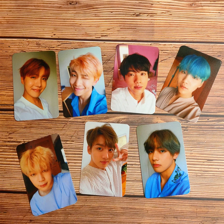 KPOP Bangtan мальчик альбом воспоминания о ломо карты V SUGA сделано бумага фото лампа карты плакат HDPhotocard 3RD 5TH LOVE YOURSELF AllCard