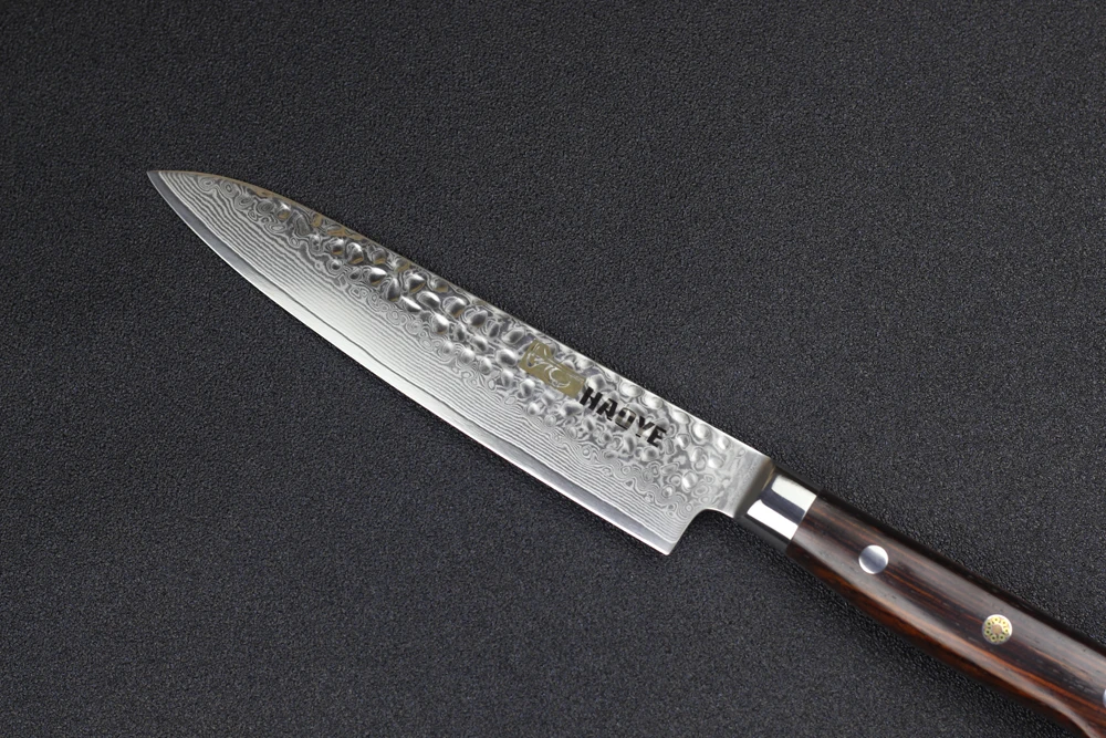 3 шт. японский шеф-повара Nakiri Gyuto Набор ножей для стейка Дамасские кухонные ножи с ручкой Dalbergia Полный Тан приготовления столовых приборов Новинка