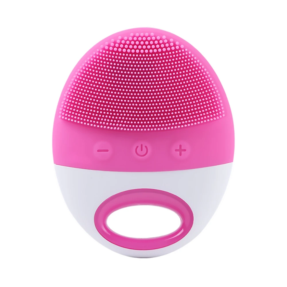

Ultrasonic Face Cleansing Brush Silicone Sonic Facial Cleanser Cleansing Skin Deep Washing Massage Brush Rechargeable Beauty