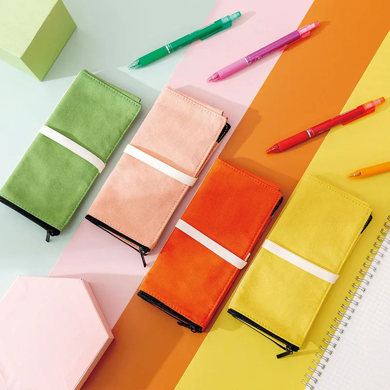 Оригинальная ретро-сумка для мужчин и женщин Холщовый пенал хранения ручек