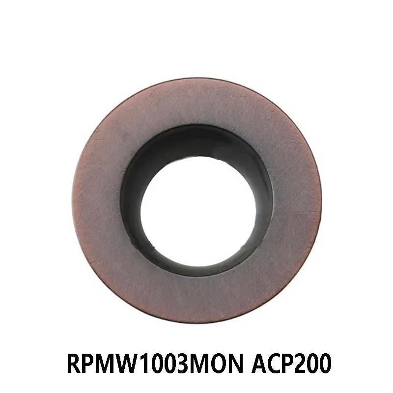 

100% Оригинальный RPMW1003MON ACP200 RPMW1003 MON RPMW 1003 Универсальный карбидная вставка для токарного станка резак 10 шт./кор. токарные инструменты