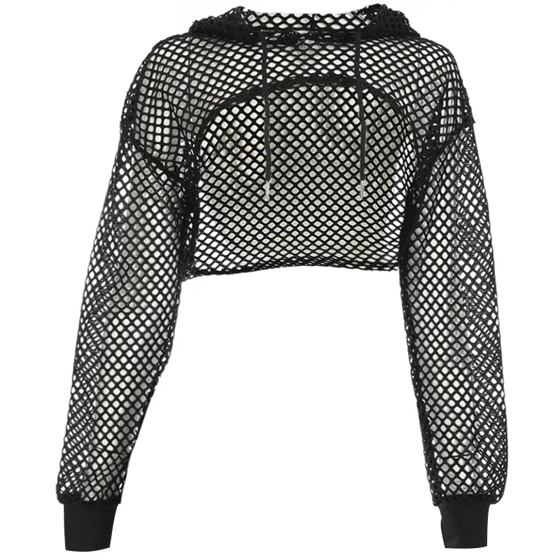 

Summer 2020 Hot Style New Mesh Hollow Tie Sunscreen Blouse Women's T-Shirt