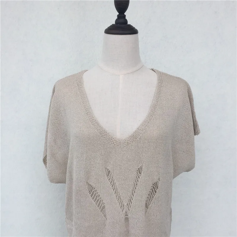 Новое поступление сексуальное пляжное покрывало вязаное крючком белое платье