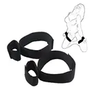 Комплект из 2 предметов для взрослых секс товары БДСМ бандаж наручники для фут наручники бедра ограничения бандаж ремни пары флирт секс-игрушка
