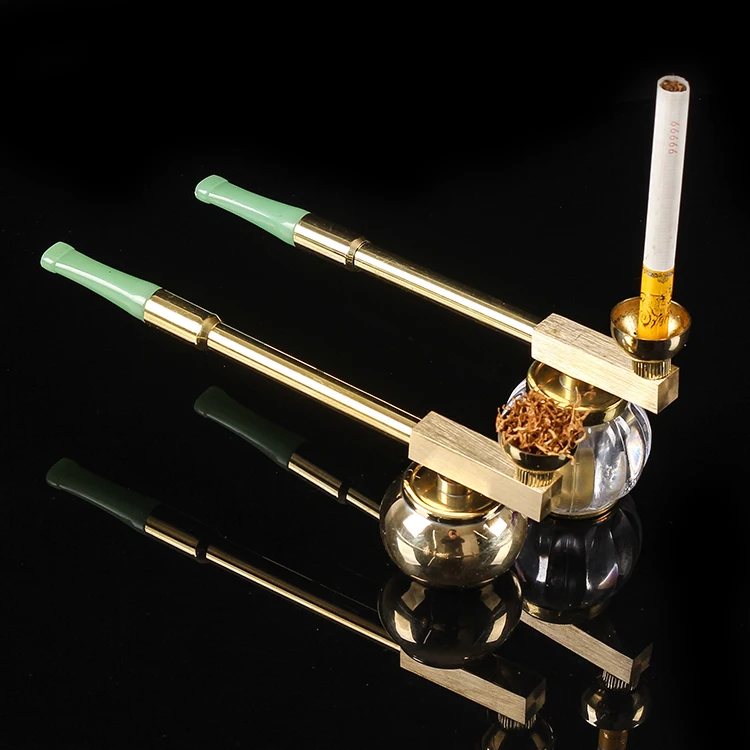 1 шт. курительная водопроводная металлическая медицинская сигарета латунная