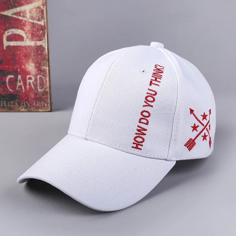 embroidery letters arrow stars baseball hat men women cotton snapback hat cool fashion street baseball hat hip hop hat