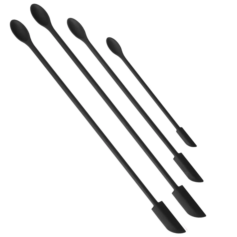 Zoseil Silicone Makeup Spatulas Flexible Butter Knife Lengthen Mini Soft Jar Cake Cream Jam Scrapers Kitchen Tools Utensil | Дом и сад