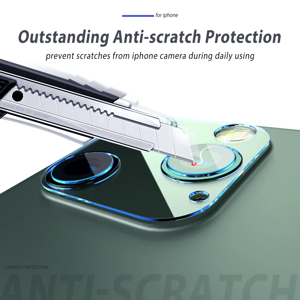 Стекло для камеры iPhone 11 Pro Max X Xr Xs защита закаленное защитное стекло объектива 6 6s 7