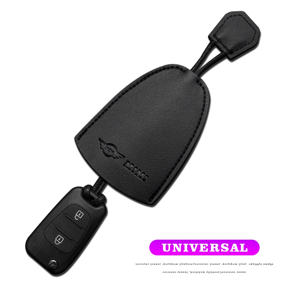 

Leather Car Key Cover Remote Fob Case Shell Jacket Protector For Mini Cooper CABRIO One Rs S R50 R53 R56 R60 F55 F56 F57 Styling