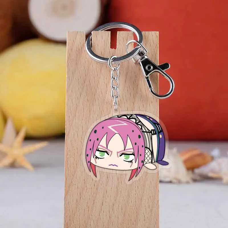 as pictured JOJOs невероятное приключение ризотто Неро ветчины Melone акриловый брелок в виде фигуры брелок украшения Коллекция Модель игрушка Косплэй - Цвет: as pictured