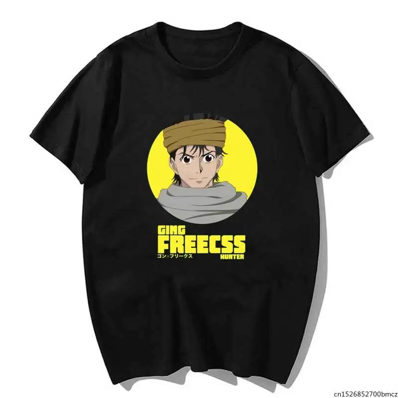 

Hunter X Hunter Ging T-Shirt Kawaii Summer Tops Cartoon Karate Graphic Tees Tee