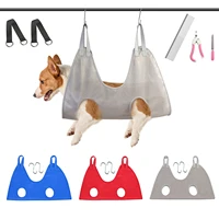 pet hanging hammock set dogs cats grooming harness dog hammock kit with comb nail clipper file