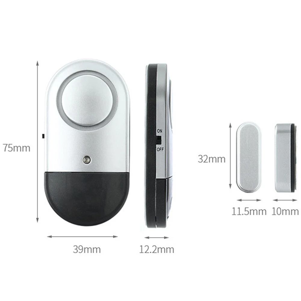 Сигнализация для дверей и окон беспроводная магнитная защита от кражи с