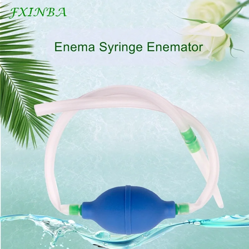 FXINBA Ball Anal-Cleaner Enema Syringe Enemator Clyster Pump Douche Colon Hygienic Anal Cleaning Health Aanal Shower |