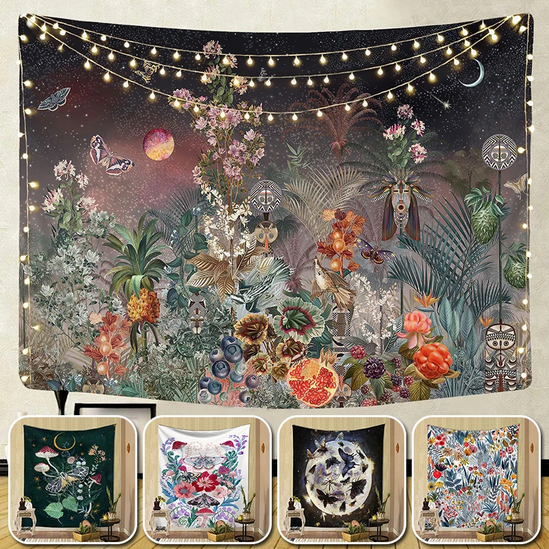 

95*73 см украшение для дома, настенное одеяло, фоновая ткань, настенное украшение, ткань, подвесная ткань, настенный гобелен