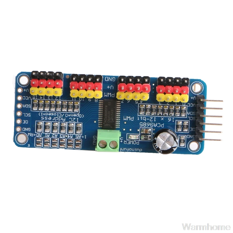 PWM сервопривод I2C 16 каналов 12-битный модуль для робота Raspberry Pi S16 20 Прямая поставка |