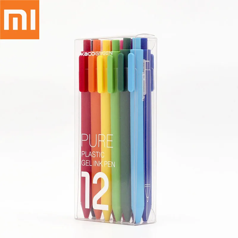 Оригинальная цветная ручка значок Xiaomi Mijia KACO 0 5 мм запасной ABS пластик легкая