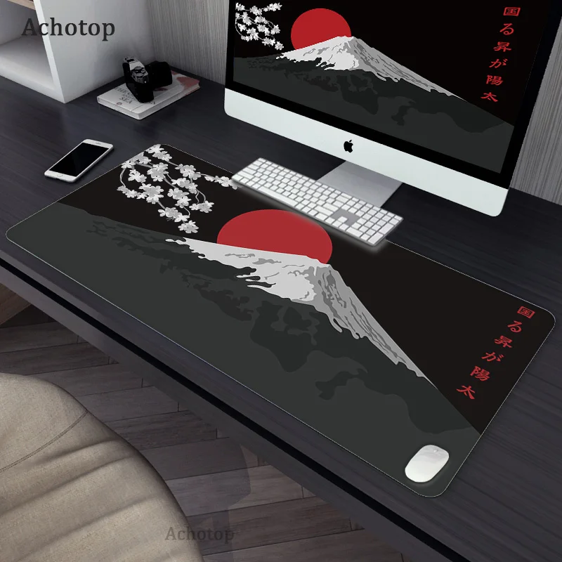 

Cherry Blossom Flower XL Mousepad HD Printing Computer Gamers Locking Lock Edge Mouse Pad 90x40cm Keyboard PC Desk Pad Csgo Pad