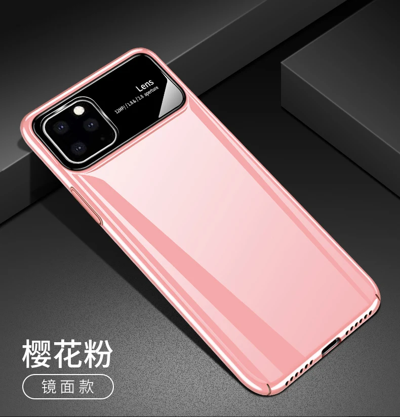 Для Apple iphone 11 чехол Роскошный Матовый Жесткий ПК+ Закаленное стекло Защитная задняя крышка чехол для iphone 11 Pro Max iphone 11 11pro