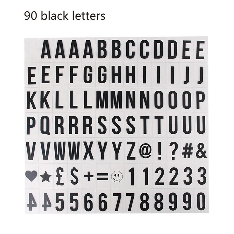 Светодиодный светильник коробка с буквами 90 аксессуары для лайтбокса DIY