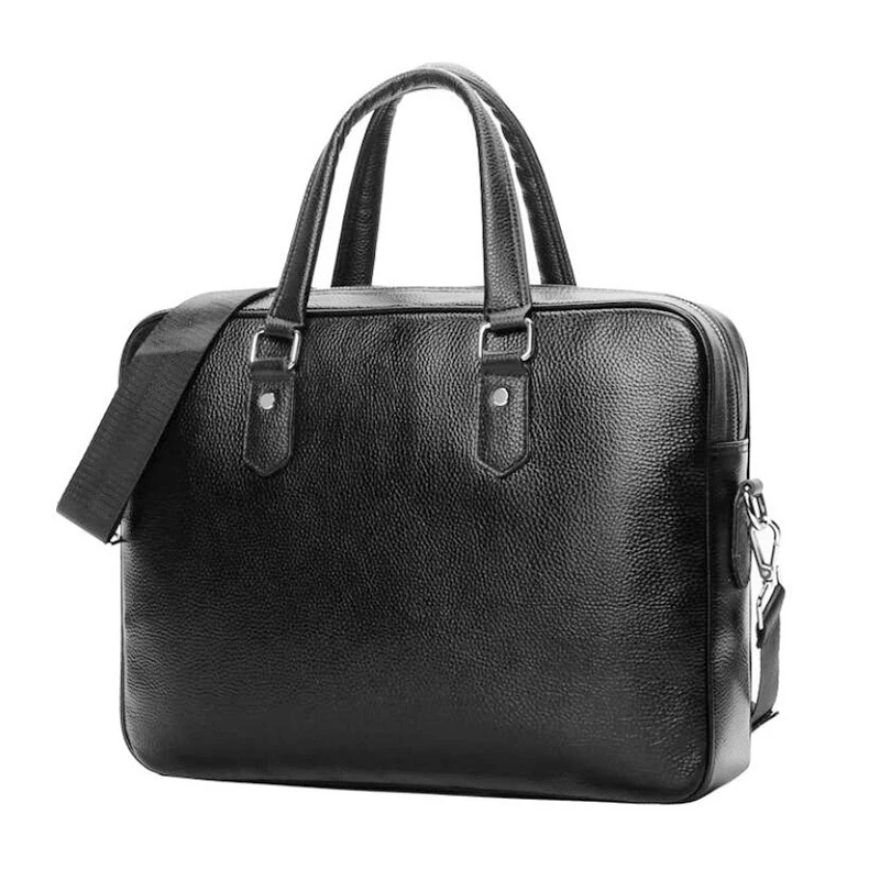 Брендовые мужские сумки мужской портфель из натуральной кожи деловая сумка для