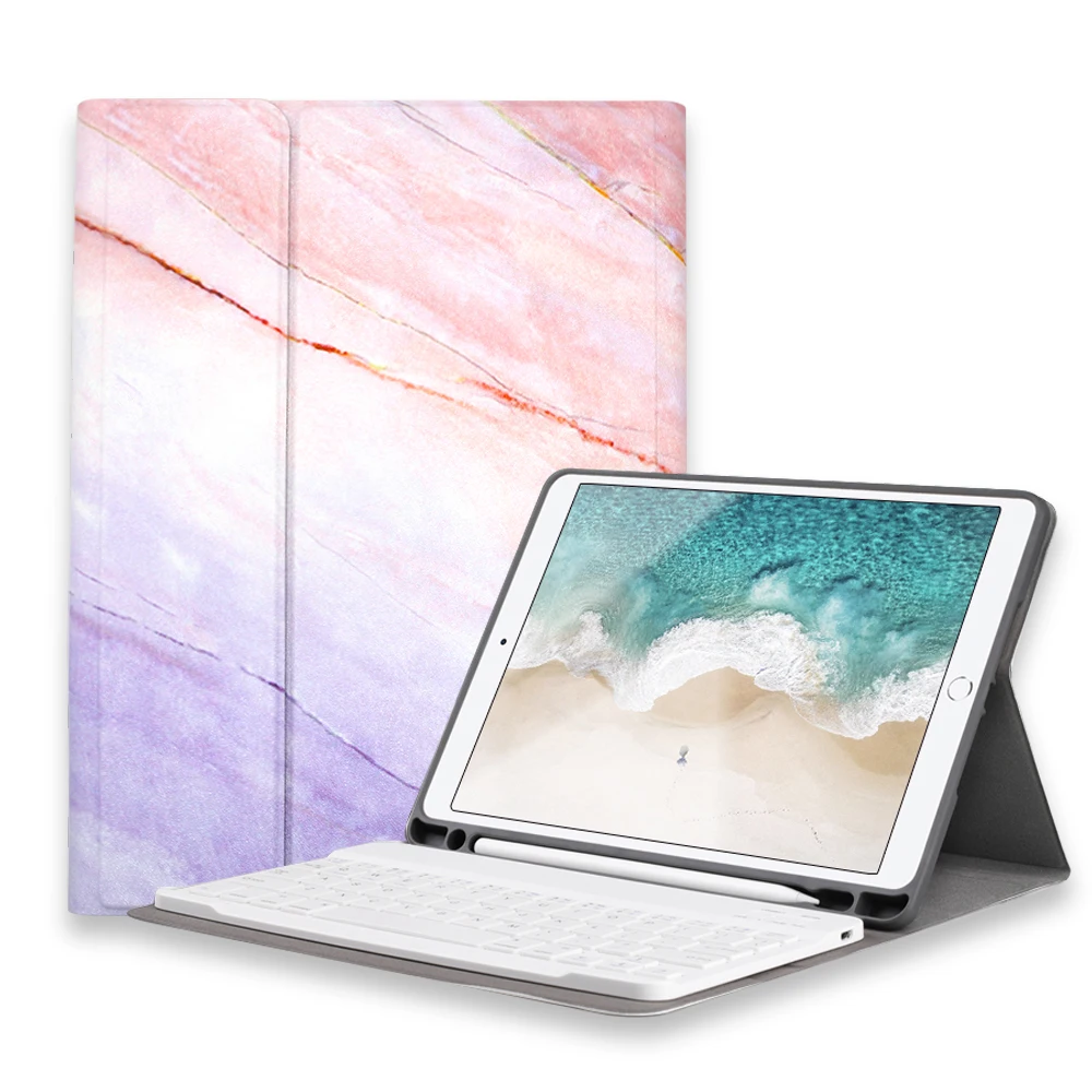 Bluetooth клавиатура с карандашом чехол накладка для iPad 7 поколения 10 2 '' 2019 Air3 5 Air 1