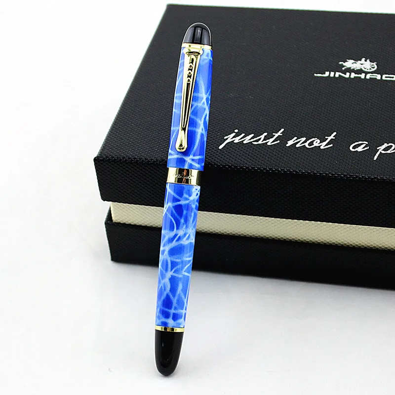 Jinhao X450 шариковая ручка металлическая медная Роскошная краска 0 7 мм сферическая