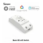 Умный Беспроводной Выключатель Sonoff BasicR2 с ДУ, Wi-Fi выключатель для дома, Голосовое управление Alexa Google Home