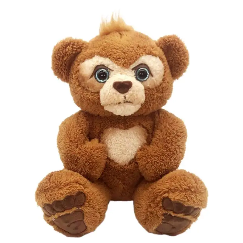 

25cm Curious Interactive Bear Plush Toy Cute Electric Music Bear Lovely Stuffed Kids Birthday Xmas Christmas Gift