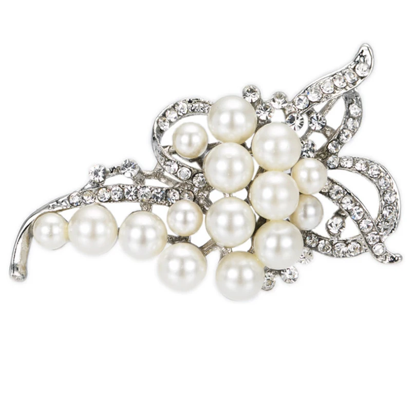 Брошь на шпильке женские туфли с геометрическим рисунком заколка шарф серебро