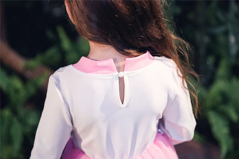 Новинка 2019 года платье принцессы Эльзы для девочек блестящее зимнее маленьких