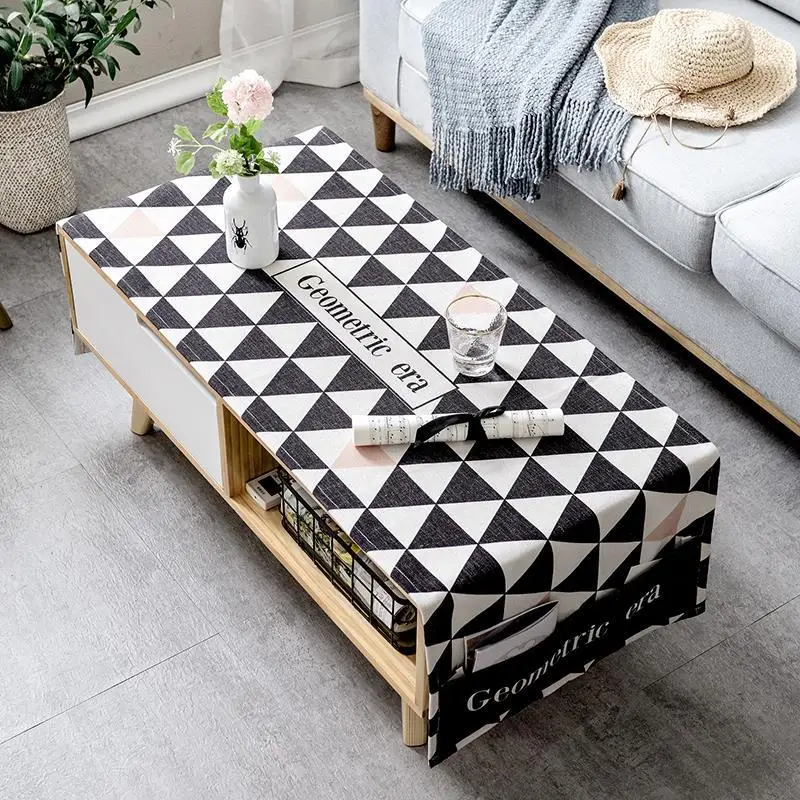 

Скатерть для чайного столика, водостойкая, прямоугольная, в нордическом стиле