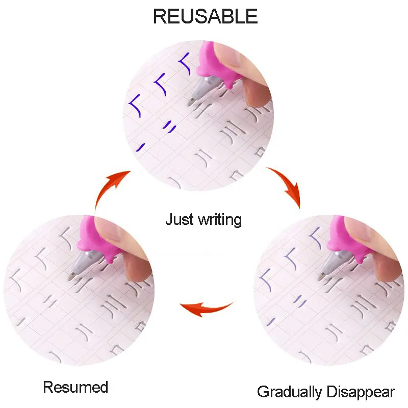 

Reusable Copybook Arabic numerals Copybook For Calligraphy Learn math Practice Book For Children Digital Handwriting For Kids