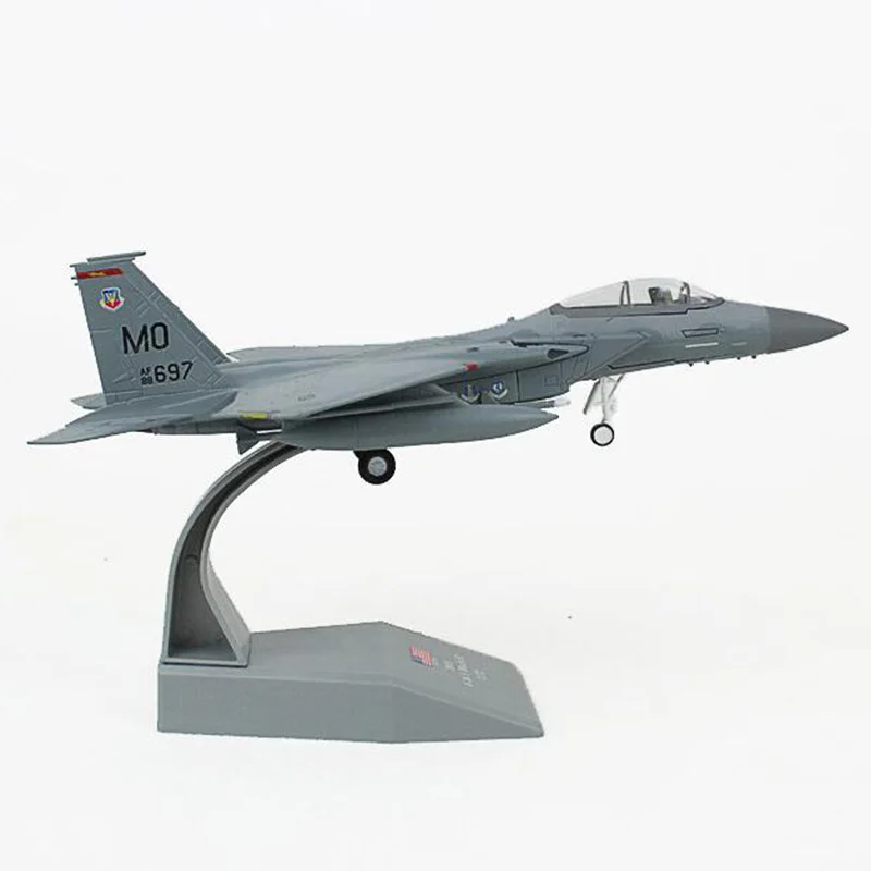 Коллекция 1/100 года американский военно морской F 15 самолет воздушного флота