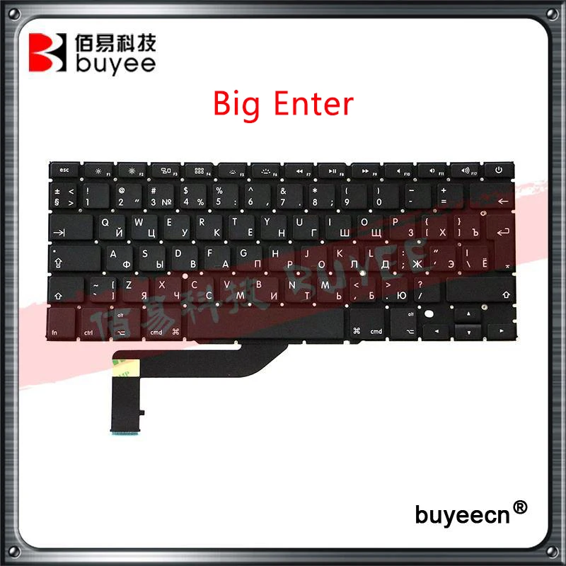 Клавиатура для ноутбука A1398 15 дюймов Русская клавиатура MacBook Retina Pro RU версия