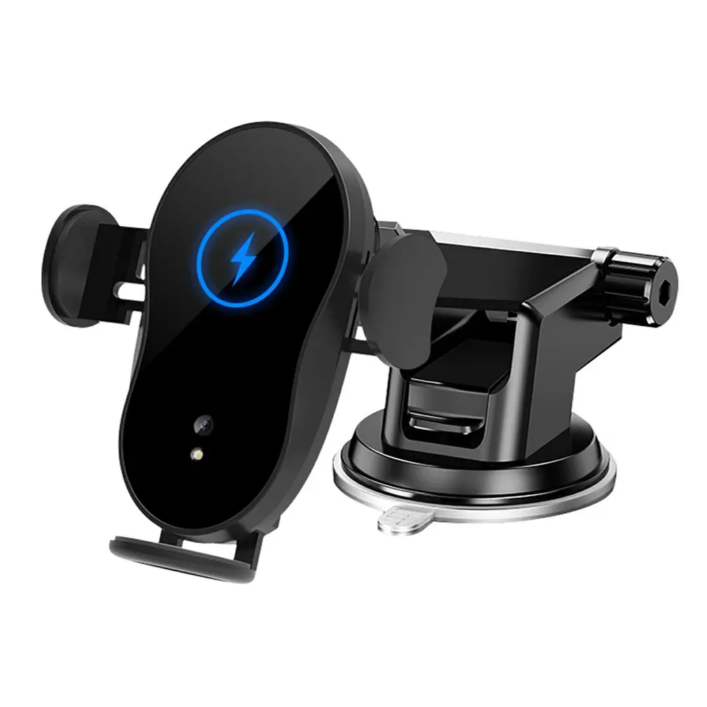 

15W Infrared Induction Car Wireless Charger Car Phone Holder Wireless Car Charge Bracket Portable Fast Charger