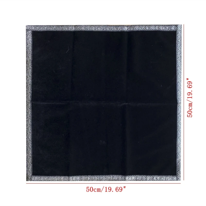 

Crystal Energy Divination Tarots Tablecloth Thickening Velvet Wizard Altar Cloth D2TC