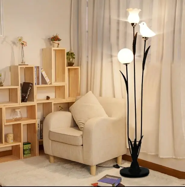 

Modern Nordic Minimalist Iron Art Floor Lamp Fashion Creativity Floor Light For Living Room Bedroom Study Dining Room