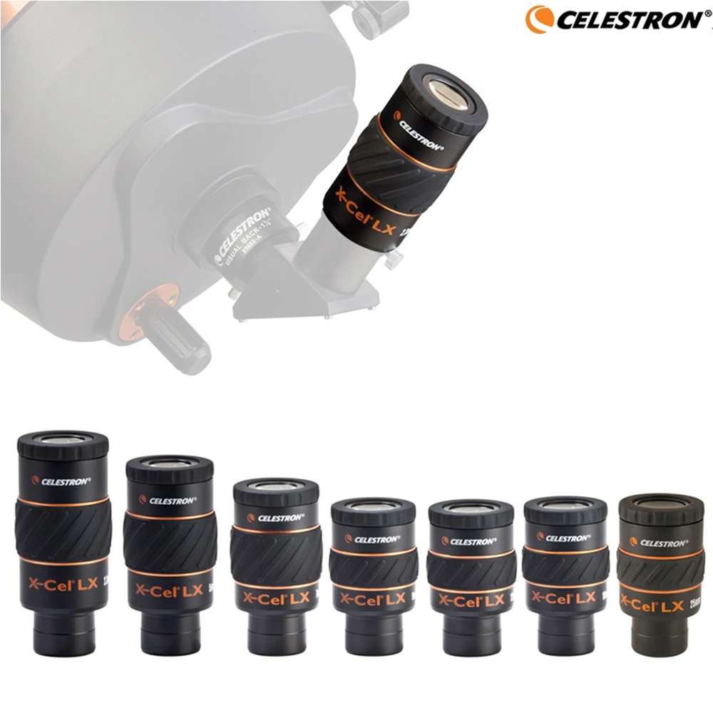 Celestron LX Eyepieces 60 Degree Wide-angle Spotting Scopes Telescope Eyepiece Accessories 2.3mm 5mm 7mm 9mm 12mm 18mm 25mm