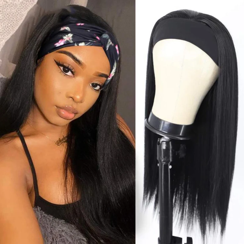 

Cloud wig wig, long straight hair wig, ladies wig